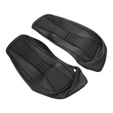 C.C. RIDER Saddlebag Lid Covers Black Carbon Fibers Protect Saddlebags For Harley Touring CVO Street Glide CVO Road Glide 2023-2025